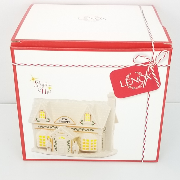 Lenox Christmas Village Lighted Toy Shoppe Holiday - Picture 5 of 7
